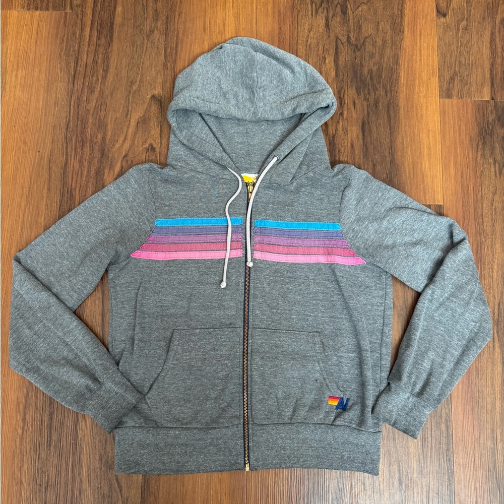Aviator Nation 5 stripe hoodie